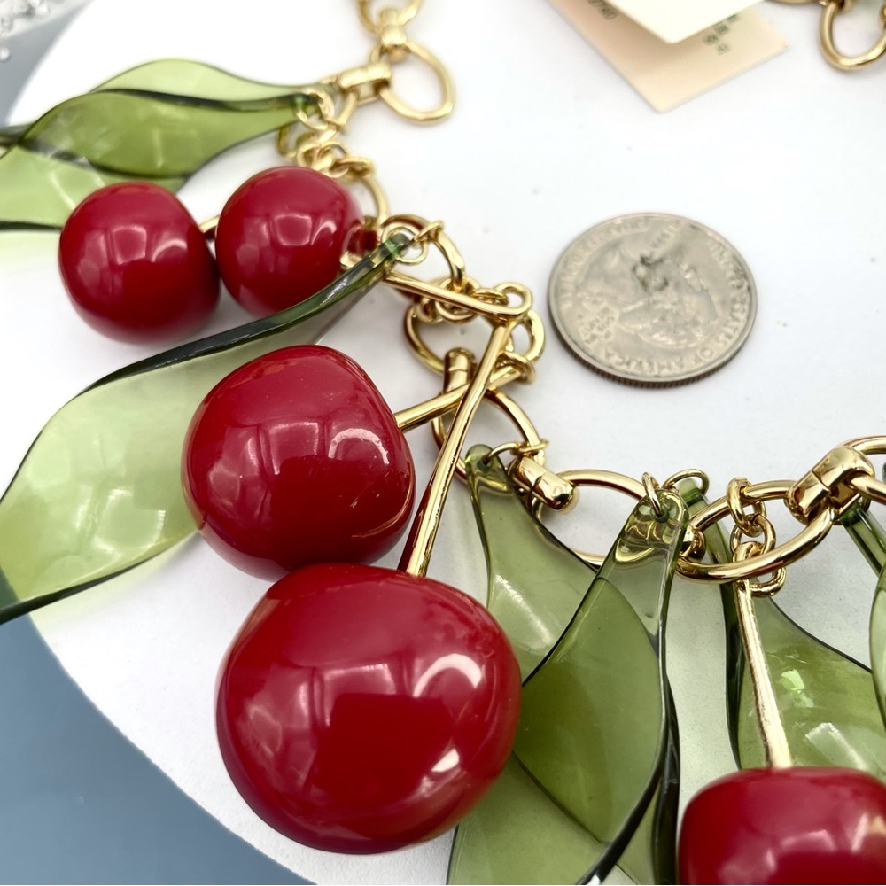 kate spade Cherry Statement Necklace - Picture 4 of 8